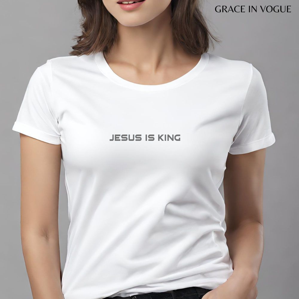 Camiseta Feminina Jesus is King