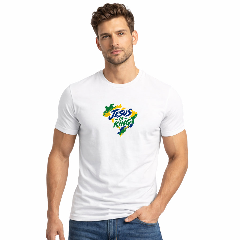 Camiseta Jesus is King Branca