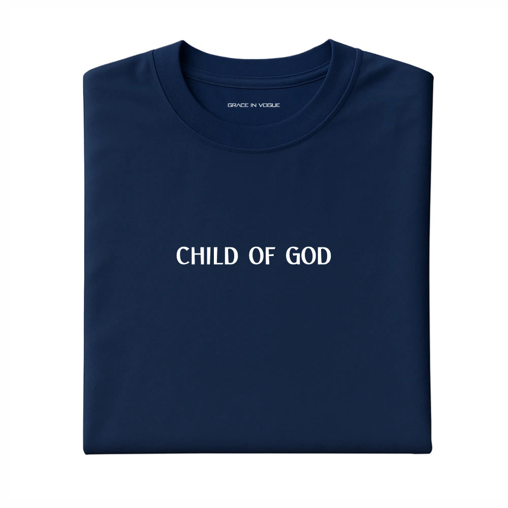 Camiseta Masculina Azul Child of God