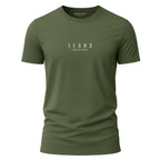 Camiseta King of Kings masculina verde militar — Rei dos Reis — Grace in Vogue