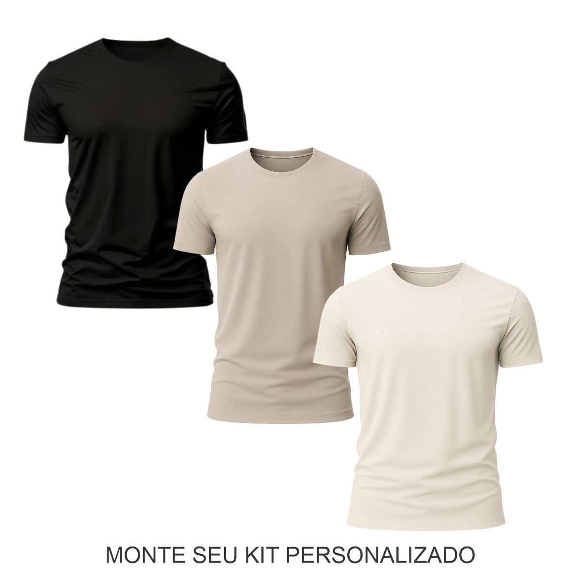 Kit 3 Camisetas Masculina Grace In Vogue