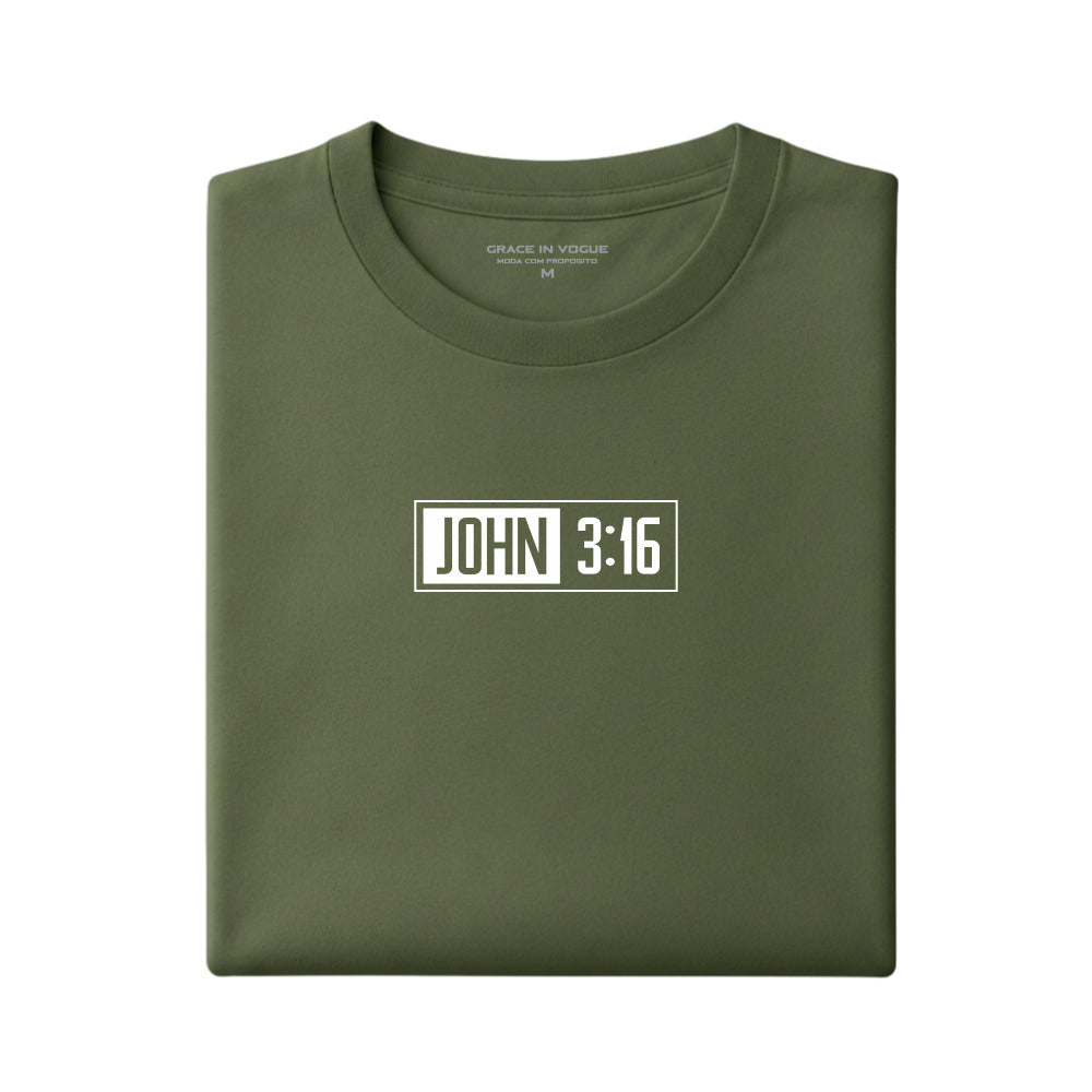 Camiseta Masculina John 3:16