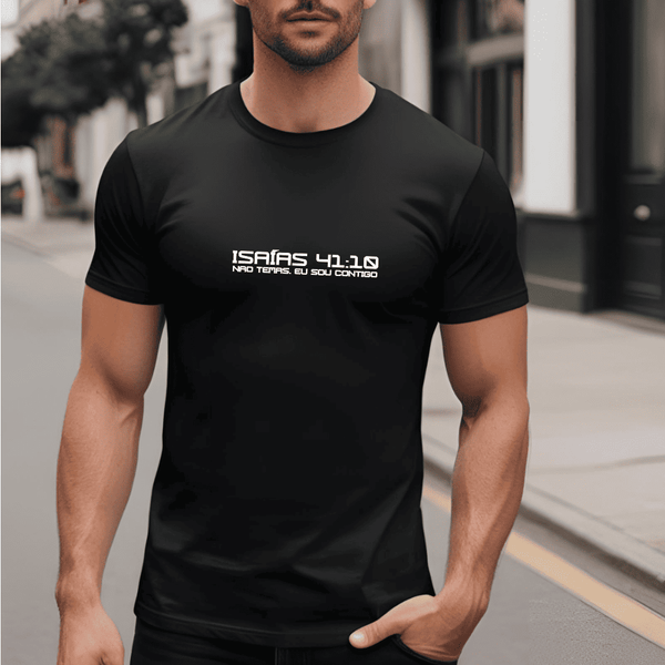 Camiseta Masculina Isaías 41:10