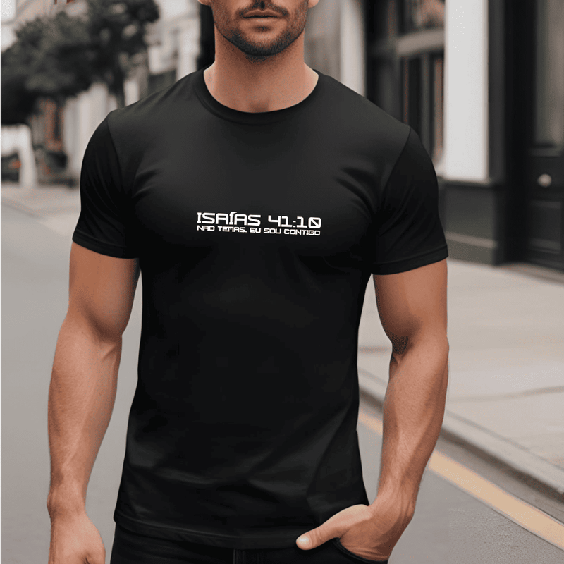 Camiseta Masculina Isaías 41:10