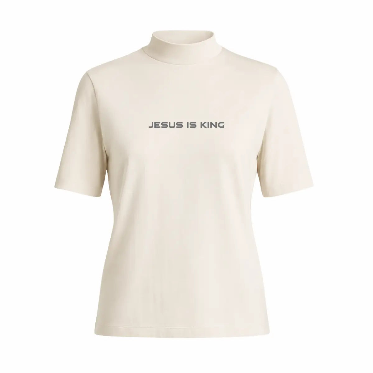 Camiseta gospel feminina Jesus is King 