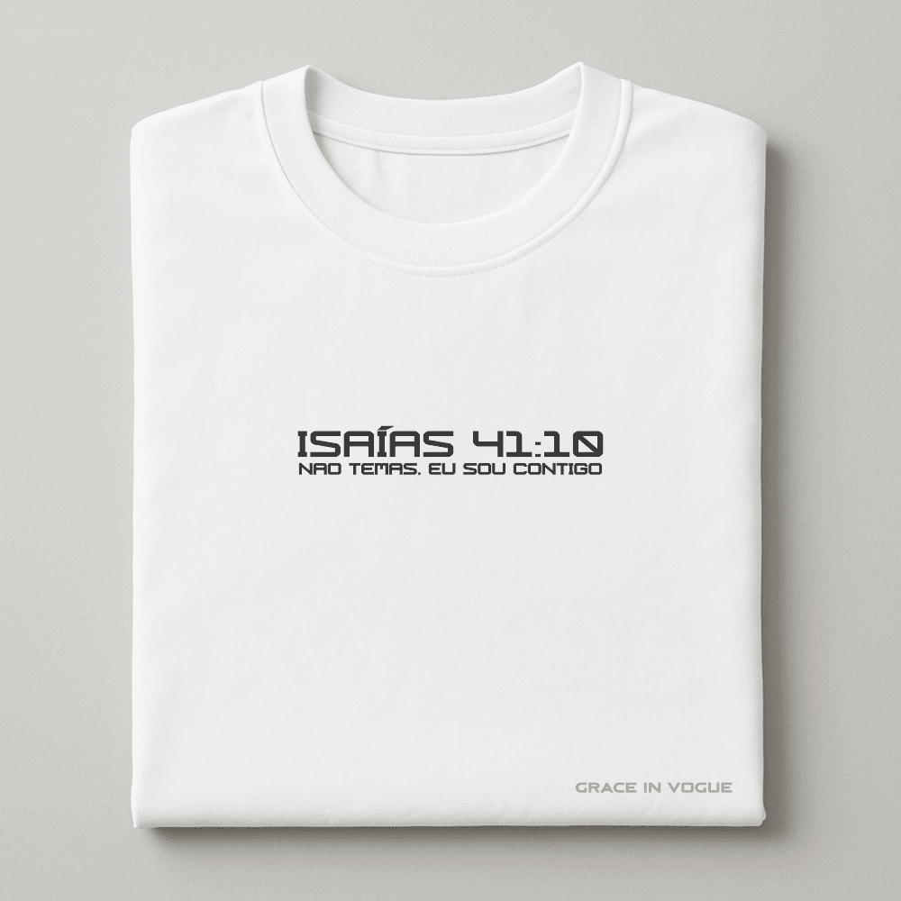Camiseta Masculina Isaías 41:10