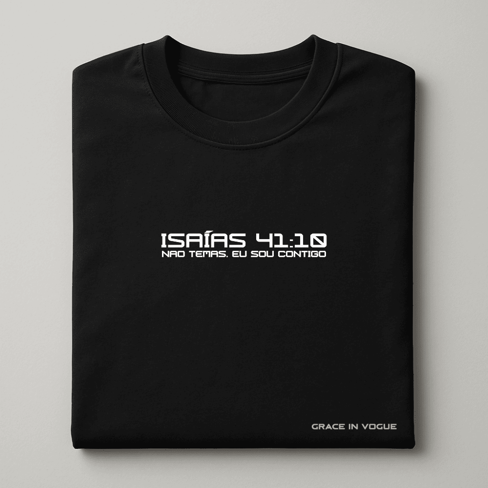 Camiseta Masculina Isaías 41:10