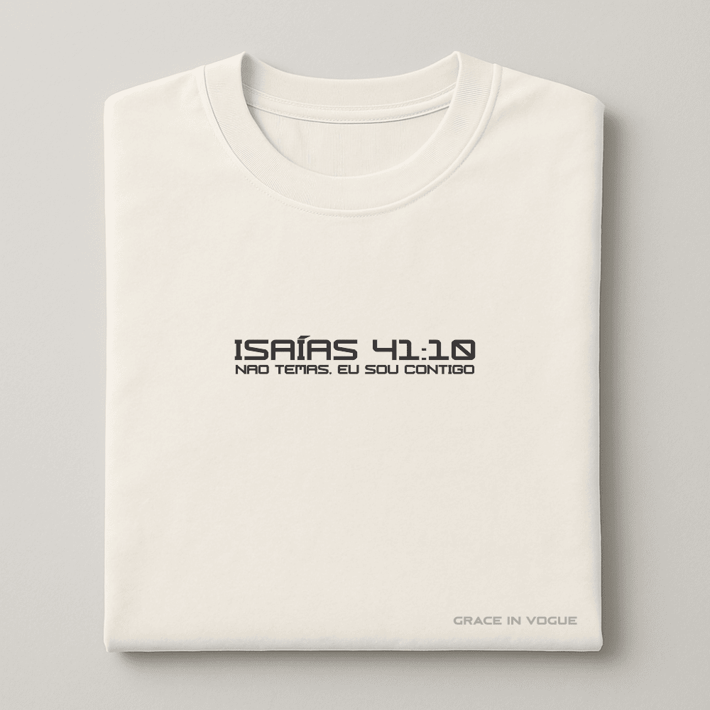 Camiseta Masculina Isaías 41:10