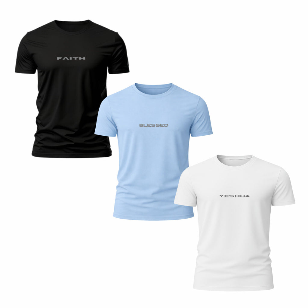 Kit 3 Camisetas Masculina Grace In Vogue