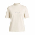 Camiseta Feminina Yeshua Gola Alta Offwhite