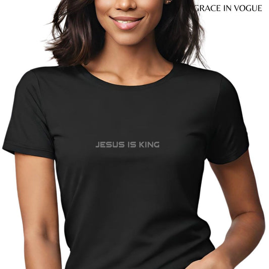 Camiseta Feminina Jesus is King