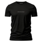 Camiseta Gratidão masculina preta — estampa gospel minimalista Grace in Vogue