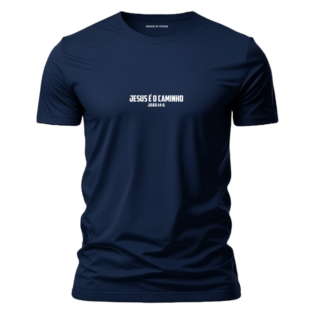 Camiseta Masculina Jesus é o Caminho