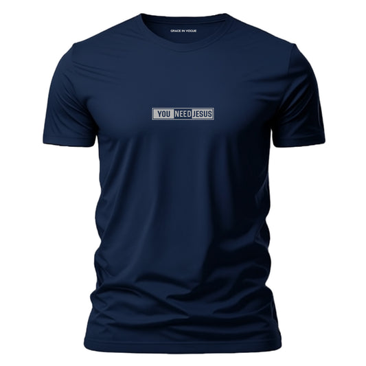 Camiseta Masculina You Need Jesus