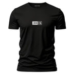 Camiseta João 3 16 masculina preta com estampa minimalista — Grace in Vogue