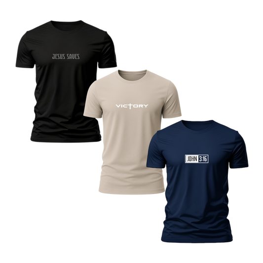 Kit 3 Camisetas Masculina Grace In Vogue