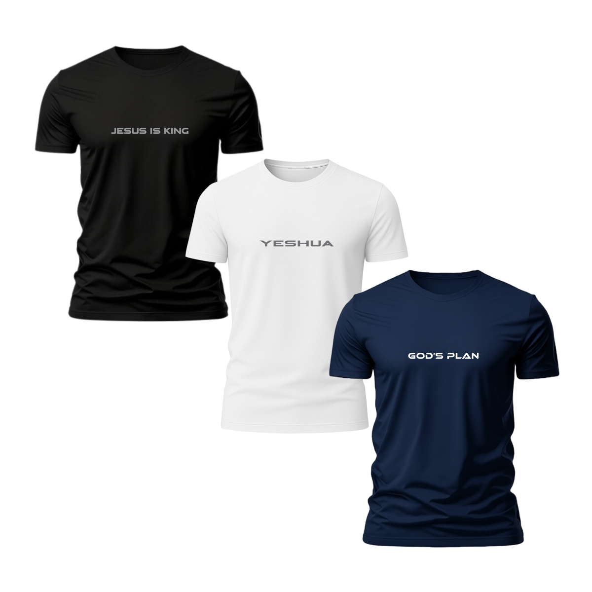 Kit 3 Camisetas Masculina Grace In Vogue