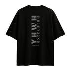 Camiseta Oversized YHWH masculina preta — Yahweh — streetwear gospel Grace in Vogue