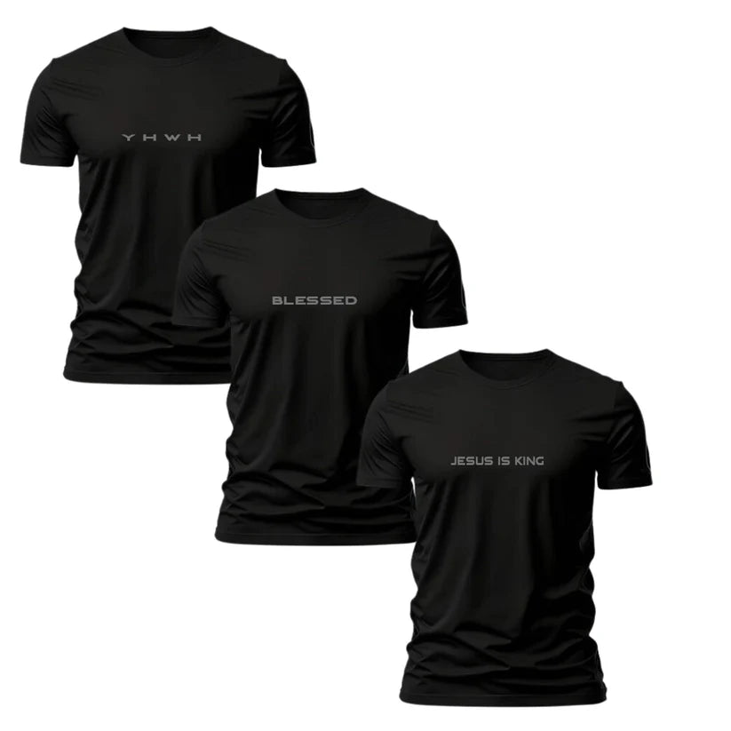 Kit 3 Camisetas Masculina Grace In Vogue